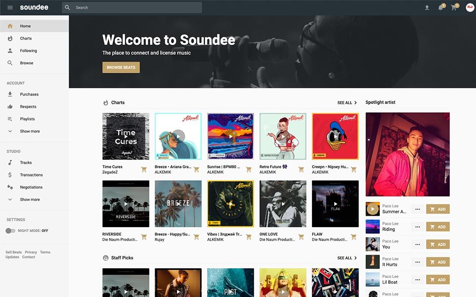 nada ciervo estéreo Instrumental Beats: "Top sites to find music for your next project!"